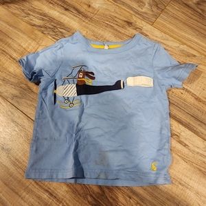 Joules T's puppy flying shirt